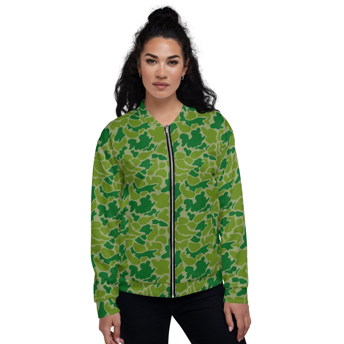 North Korean KPA Duck Hunter CAMO Unisex Bomber Jacket - Jackets
