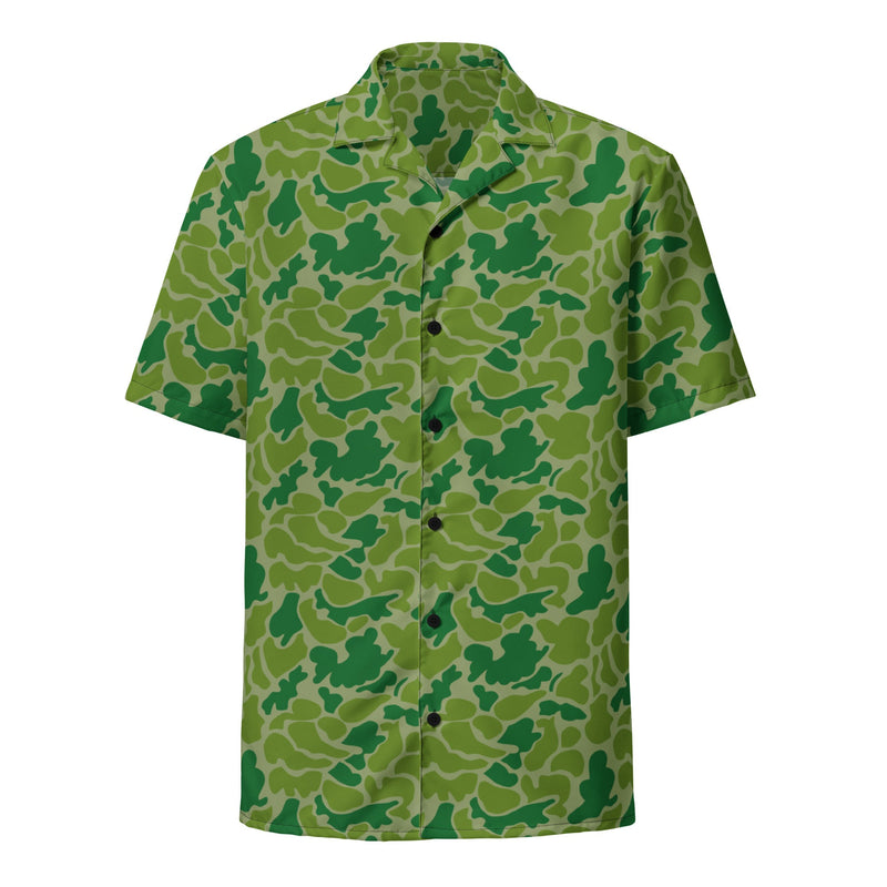 Duck Hunter KPA CAMO Unisex Short-Sleeve Button Shirt - Button-Up
