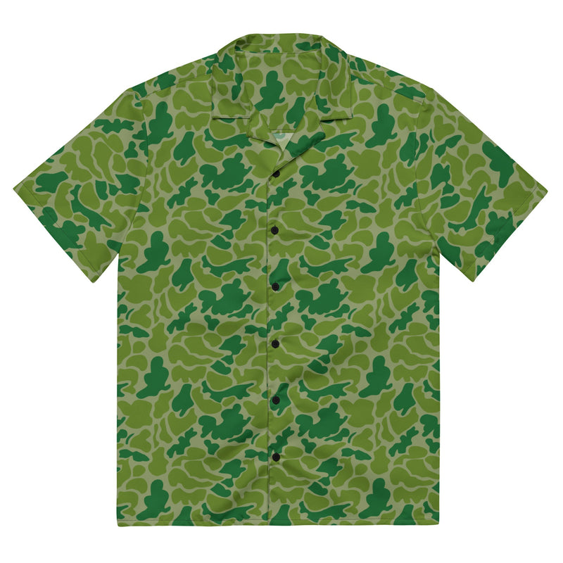 Duck Hunter KPA CAMO Unisex Short-Sleeve Button Shirt - 2XS - Button-Up