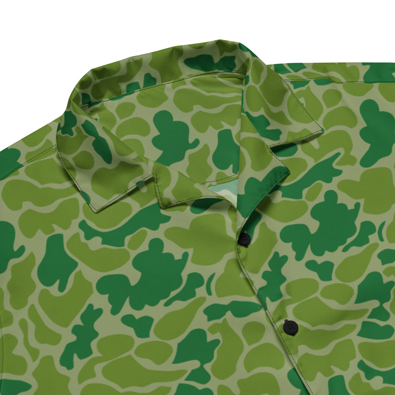 Duck Hunter KPA CAMO Unisex Short-Sleeve Button Shirt - Button-Up