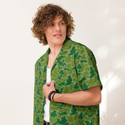 Duck Hunter KPA CAMO Unisex Short-Sleeve Button Shirt - Button-Up