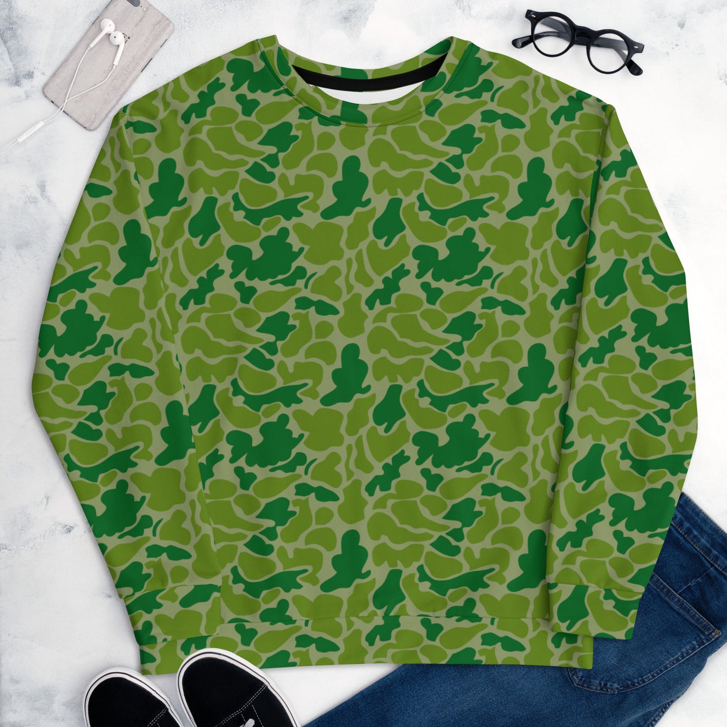 North Korean KPA Duck Hunter CAMO Unisex Sweatshirt - Sweatshirts
