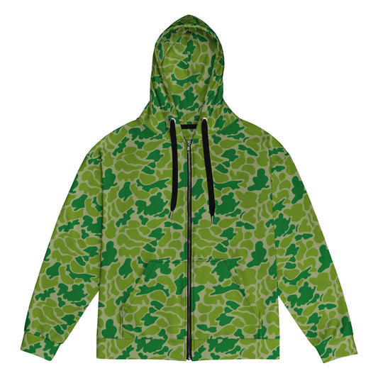 North Korean KPA Duck Hunter CAMO Unisex zip hoodie - 2XS - Zip Hoodies