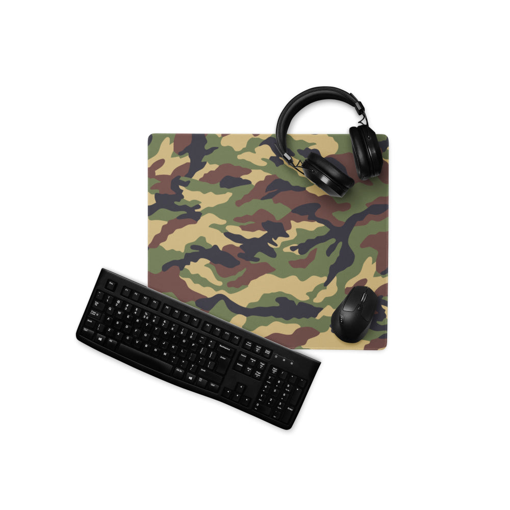 North Korean Woodland CAMO Gaming mouse pad - 18″×16″ - Mouse Pad