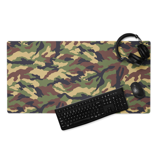 North Korean Woodland CAMO Gaming mouse pad - 36″×18″ - Mouse Pad