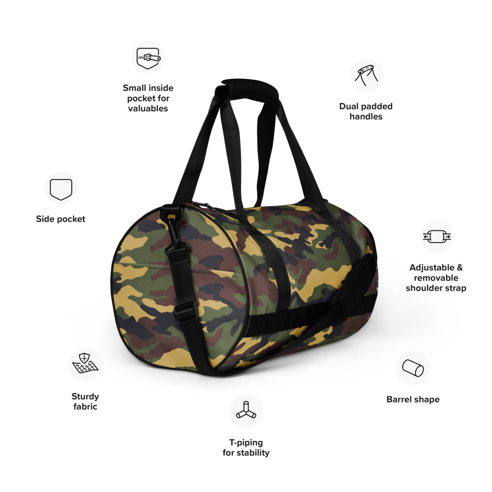 North Korean Woodland CAMO gym bag - Gym Bag