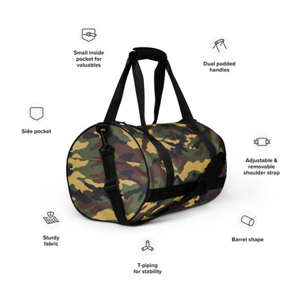 North Korean Woodland CAMO gym bag - Gym Bag