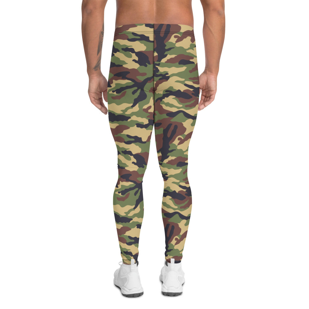 North Korean Woodland CAMO Men’s Leggings - Mens