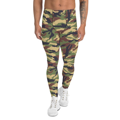 North Korean Woodland CAMO Men’s Leggings - XS - Mens