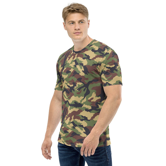 North Korean Woodland CAMO Men’s T-shirt - Mens T-Shirt