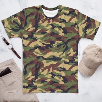 North Korean Woodland CAMO Men’s T-shirt - XS - Mens T-Shirt