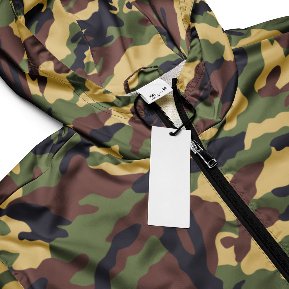 North Korean Woodland CAMO Men’s windbreaker - Mens Windbreaker