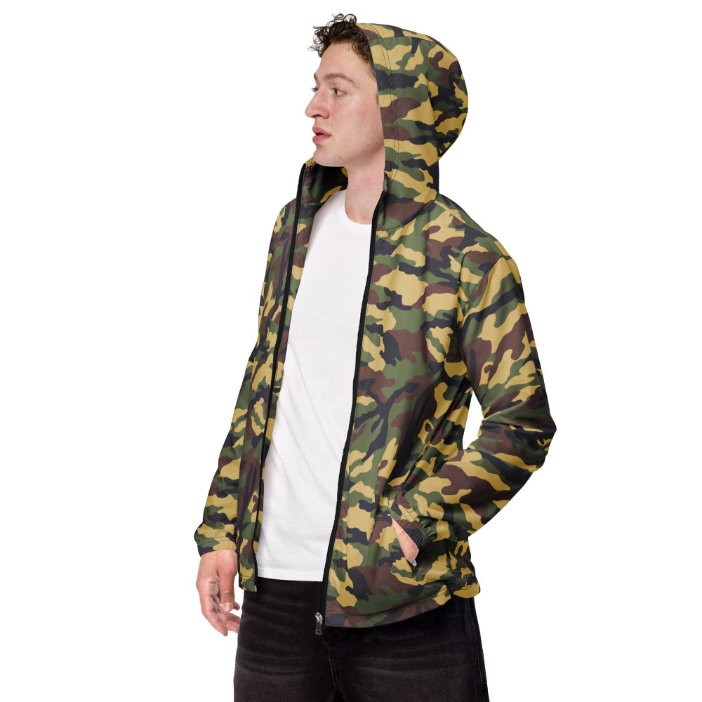 North Korean Woodland CAMO Men’s windbreaker - XS - Mens Windbreaker