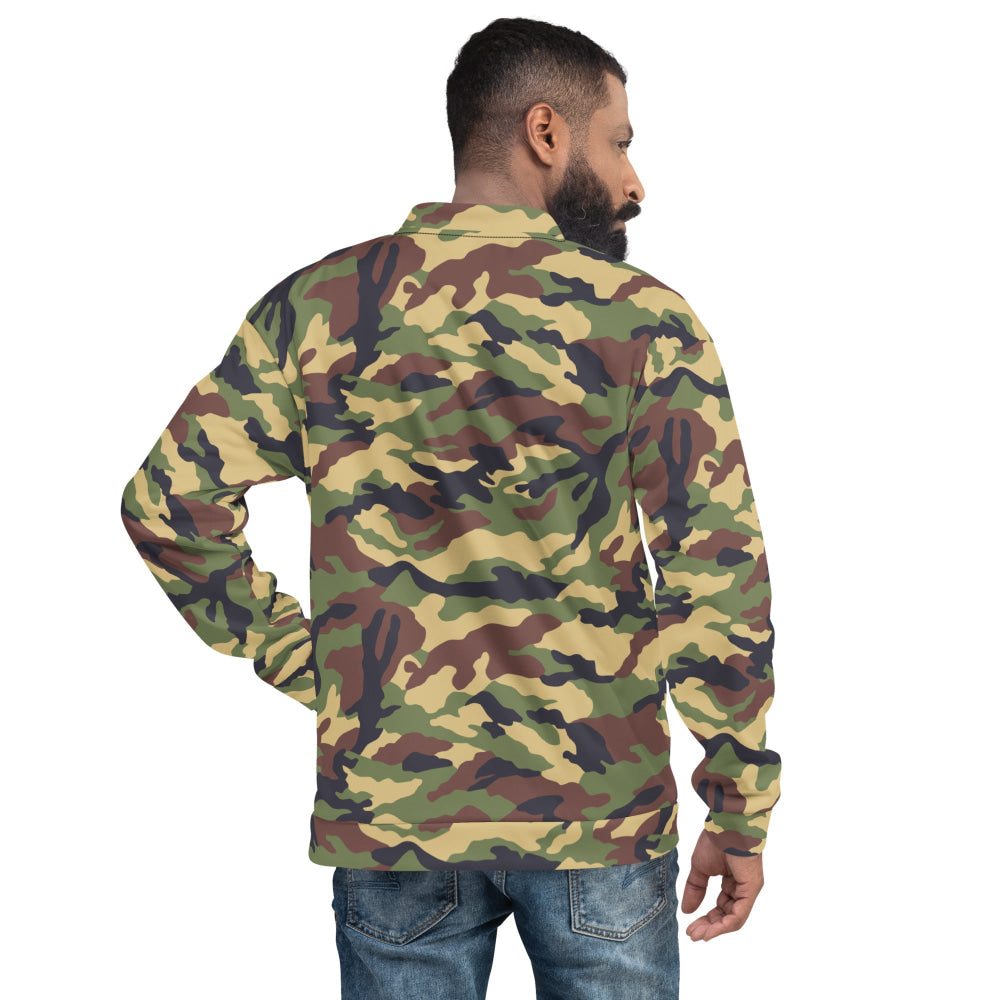 North Korean Woodland CAMO Unisex Bomber Jacket