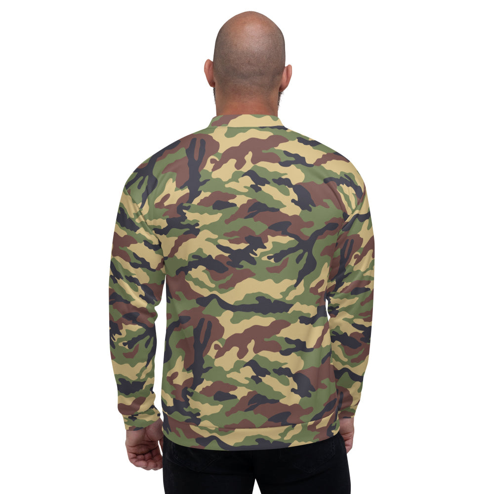 North Korean Woodland CAMO Unisex Bomber Jacket