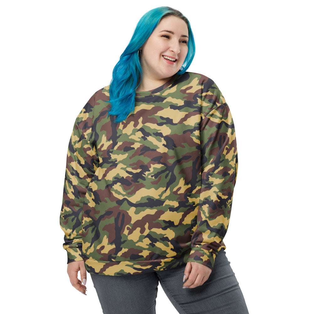 North Korean Woodland CAMO Unisex Sweatshirt