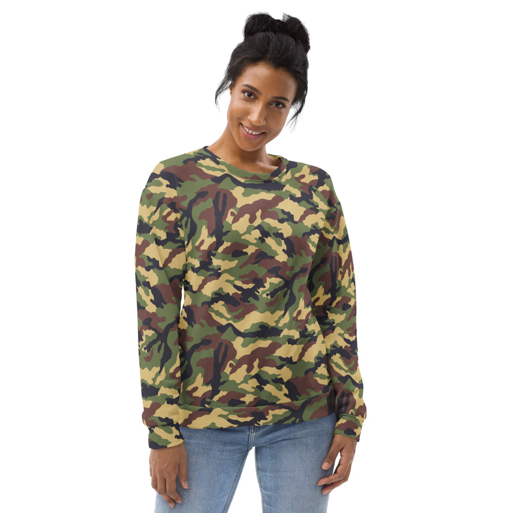 North Korean Woodland CAMO Unisex Sweatshirt