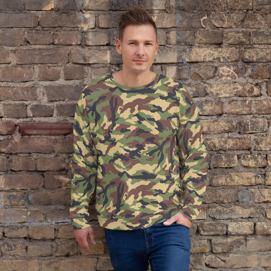 North Korean Woodland CAMO Unisex Sweatshirt - XS