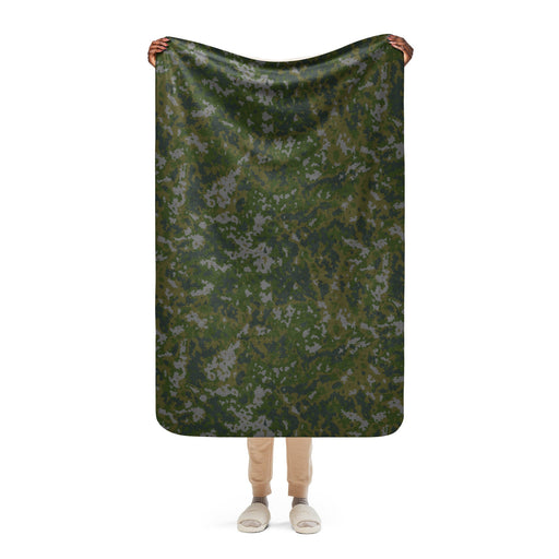 Northern Frost Finnish M05 Inspired CAMO Sherpa Blanket - 37″×57″