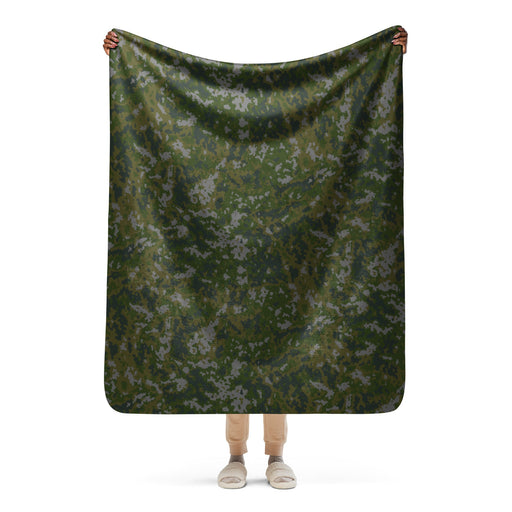 Northern Frost Finnish M05 Inspired CAMO Sherpa Blanket - 50″×60″