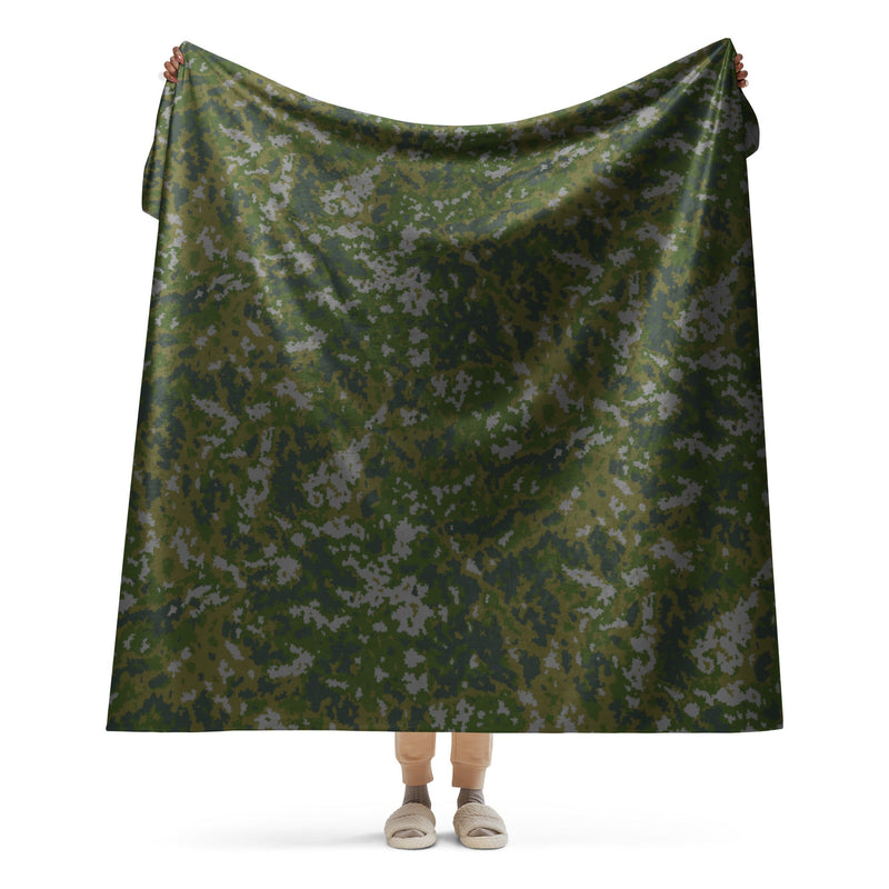 Northern Frost Finnish M05 Inspired CAMO Sherpa Blanket - 60″×80″