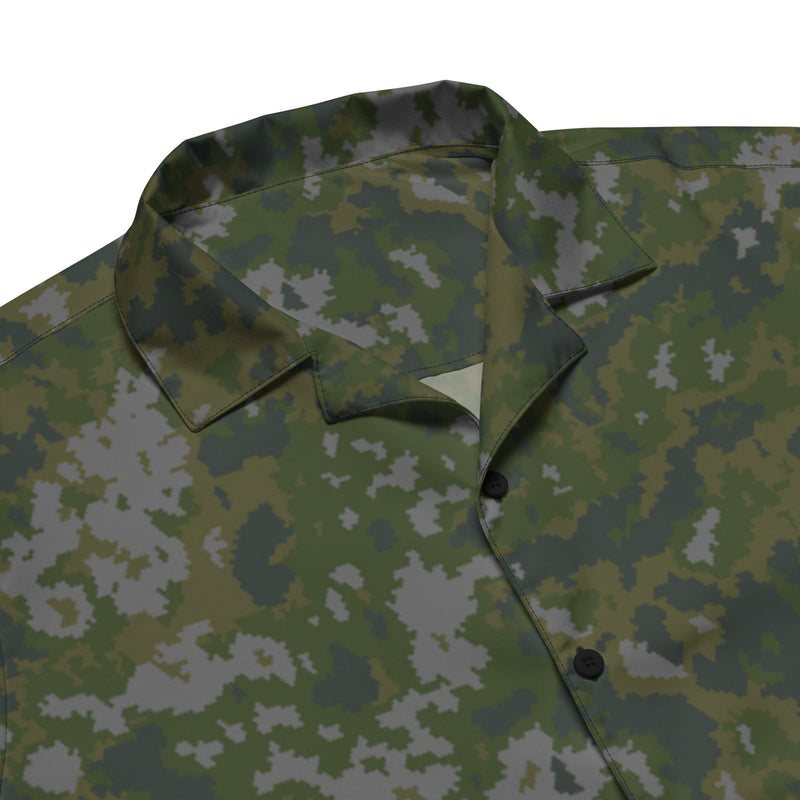 Northern Frost Finnish M05 Inspired CAMO Unisex Short-Sleeve Button Shirt - Button-Up