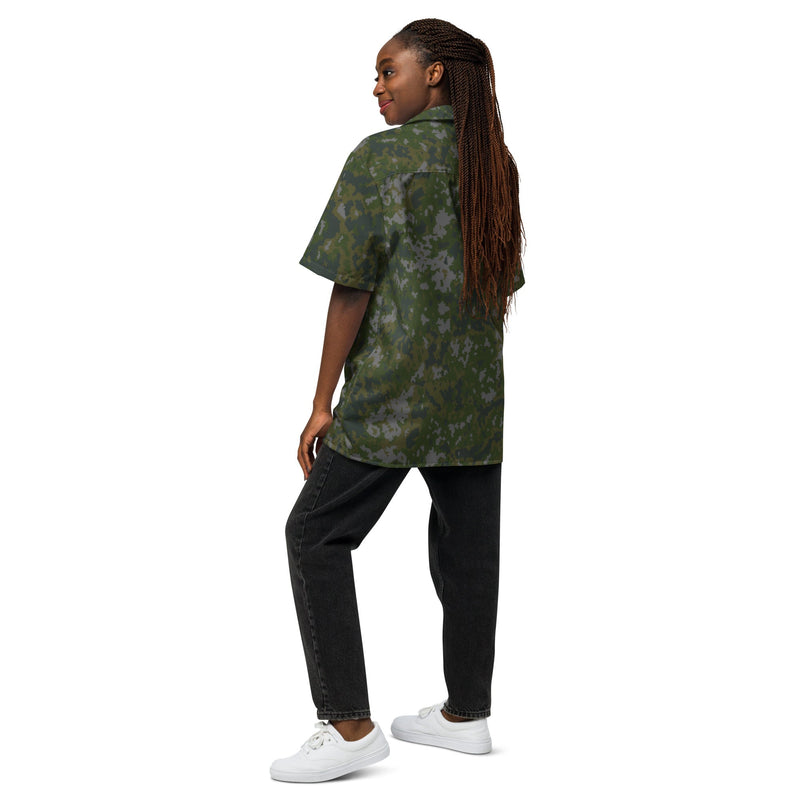 Northern Frost Finnish M05 Inspired CAMO Unisex Short-Sleeve Button Shirt - Button-Up
