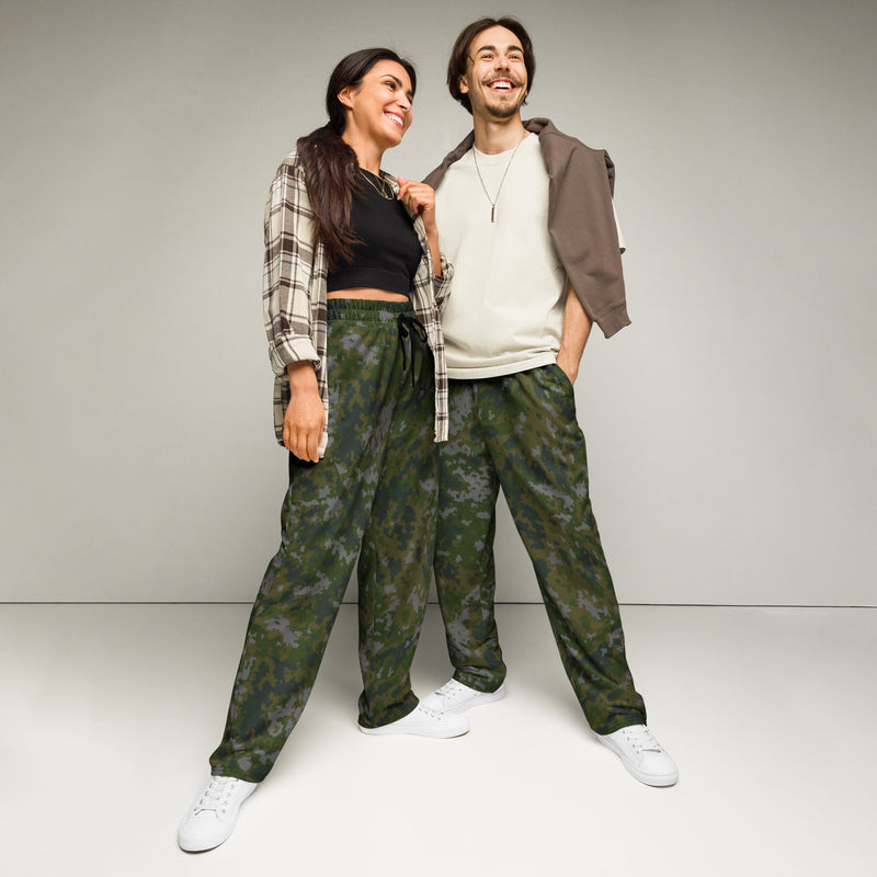 Northern Frost Finnish M05 Inspired CAMO Unisex Wide-Leg Joggers - 2XS