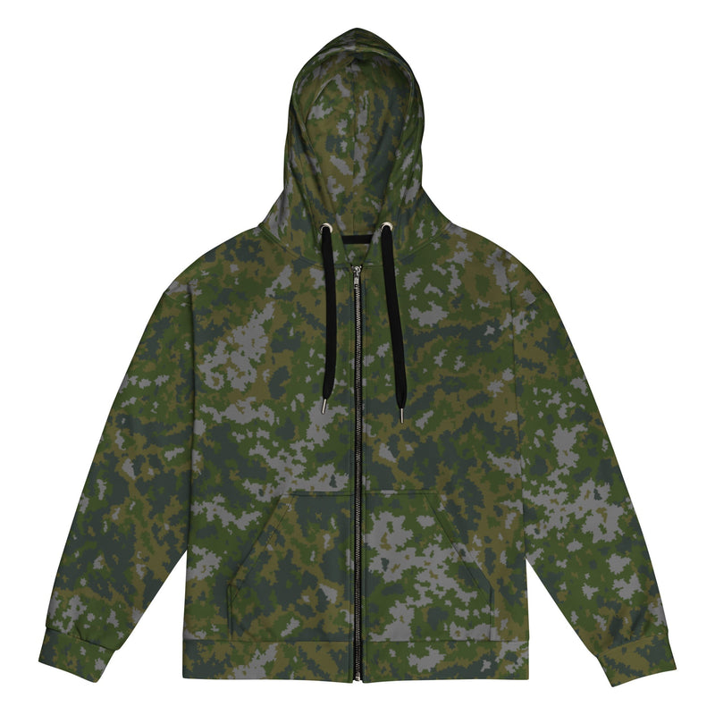 Northern Frost Finnish M05 Inspired CAMO Unisex Zip Hoodie - 2XS