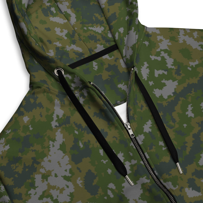Northern Frost Finnish M05 Inspired CAMO Unisex Zip Hoodie