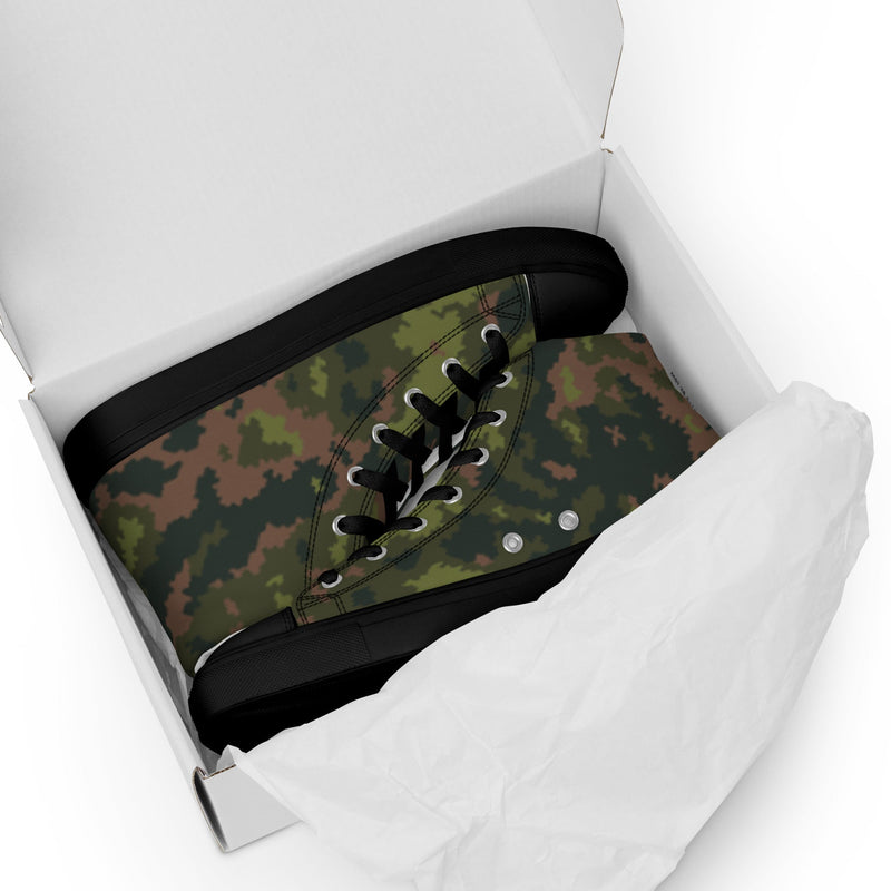 Northern Woodland Finnish M05 Inspired CAMO Mens High-Top Canvas Shoes