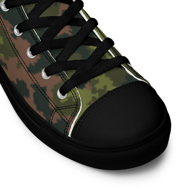 Northern Woodland Finnish M05 Inspired CAMO Mens High-Top Canvas Shoes