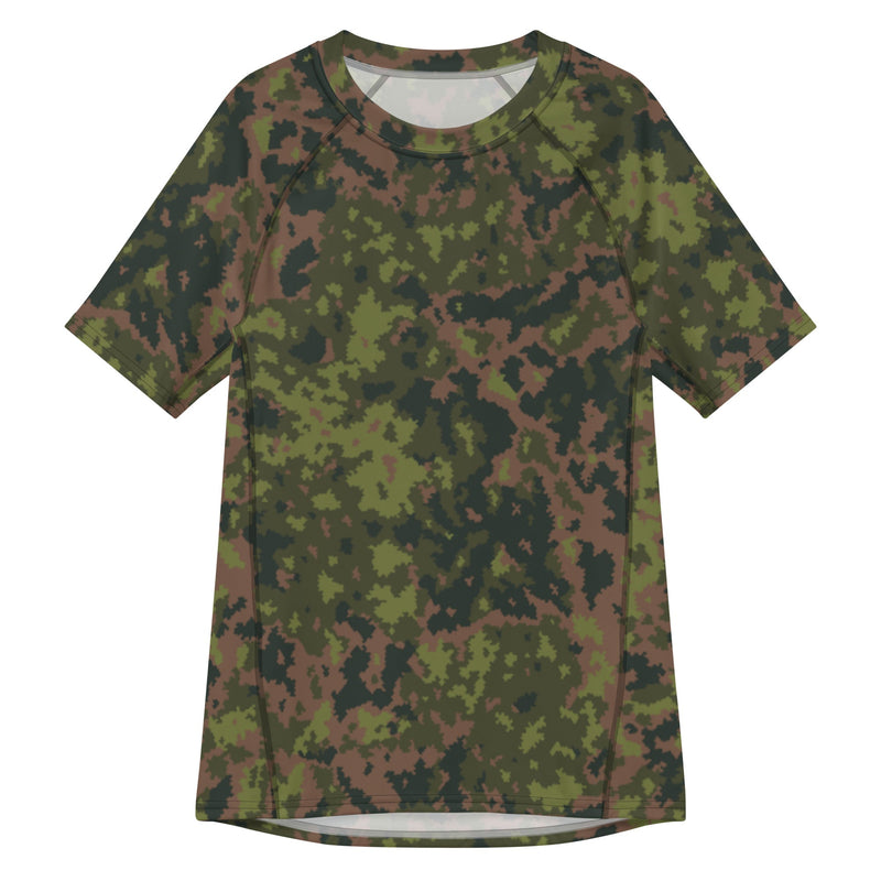 Northern Woodland Finnish M05 Inspired CAMO Mens Short-Sleeve Rash Guard - 2XS - SS