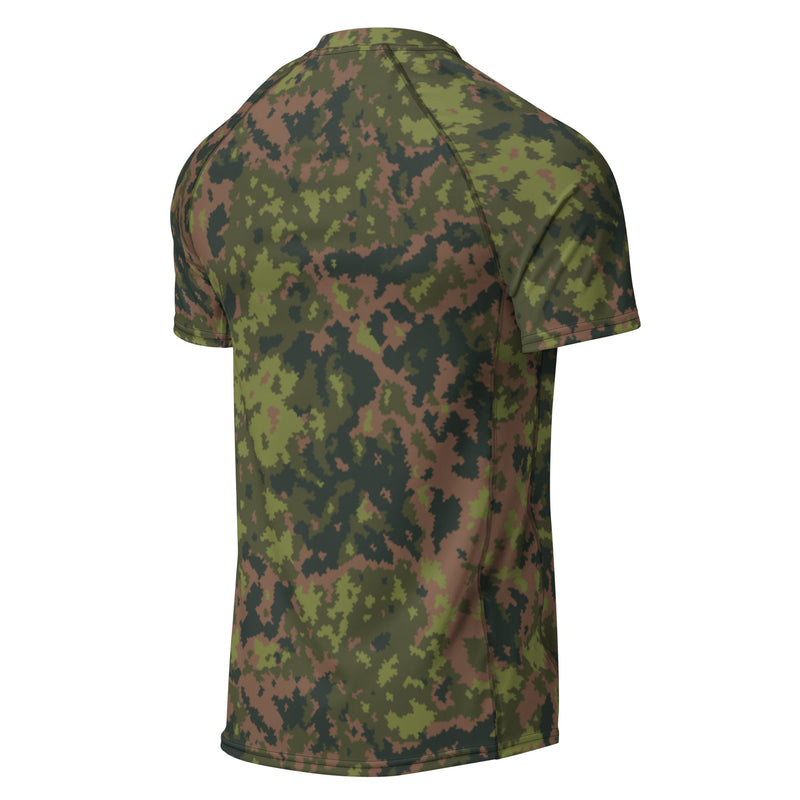 Northern Woodland Finnish M05 Inspired CAMO Mens Short-Sleeve Rash Guard - SS