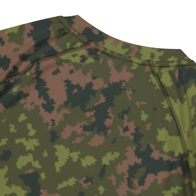 Northern Woodland Finnish M05 Inspired CAMO Mens Short-Sleeve Rash Guard - SS