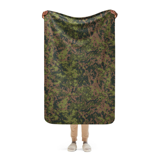 Northern Woodland Finnish M05 Inspired CAMO Sherpa Blanket - 37″×57″