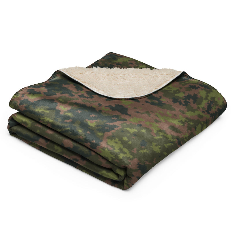 Northern Woodland Finnish M05 Inspired CAMO Sherpa Blanket