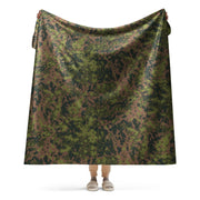 Northern Woodland Finnish M05 Inspired CAMO Sherpa Blanket - 60″×80″