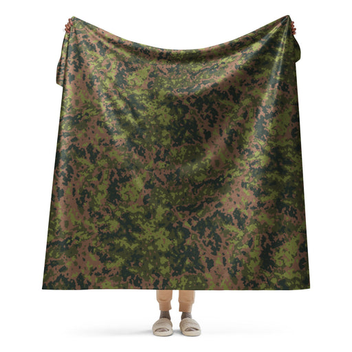 Northern Woodland Finnish M05 Inspired CAMO Sherpa Blanket - 60″×80″