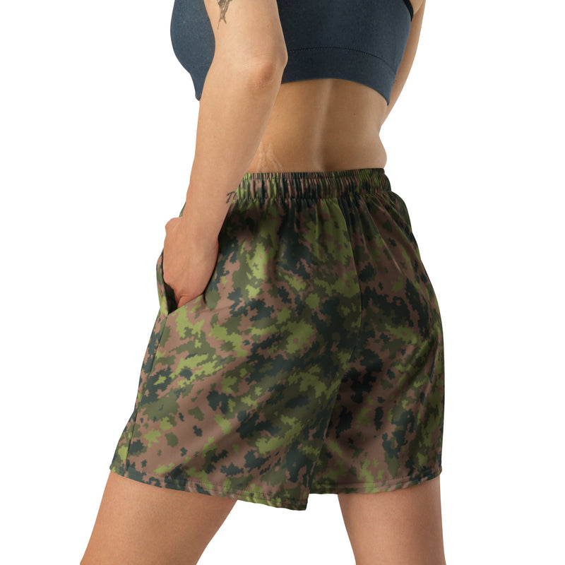 Northern Woodland Finnish M05 Inspired CAMO Unisex Athletic Long Shorts