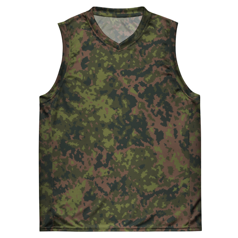 Northern Woodland Finnish M05 Inspired CAMO Unisex Basketball Jersey