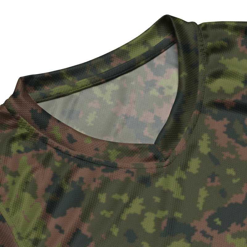 Northern Woodland Finnish M05 Inspired CAMO Unisex Basketball Jersey