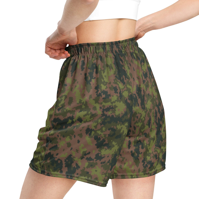 Northern Woodland Finnish M05 Inspired CAMO Unisex Mesh Shorts