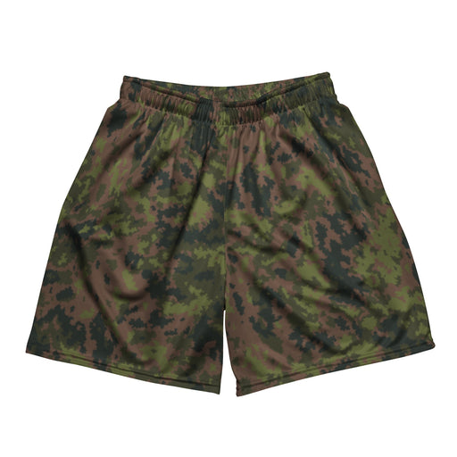 Northern Woodland Finnish M05 Inspired CAMO Unisex Mesh Shorts - 2XS