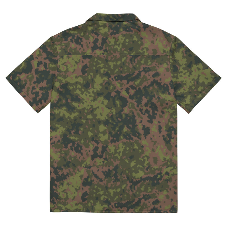 Northern Woodland Finnish M05 Inspired CAMO Unisex Short-Sleeve Button Shirt - Button-Up