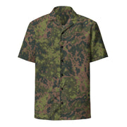 Northern Woodland Finnish M05 Inspired CAMO Unisex Short-Sleeve Button Shirt - Button-Up