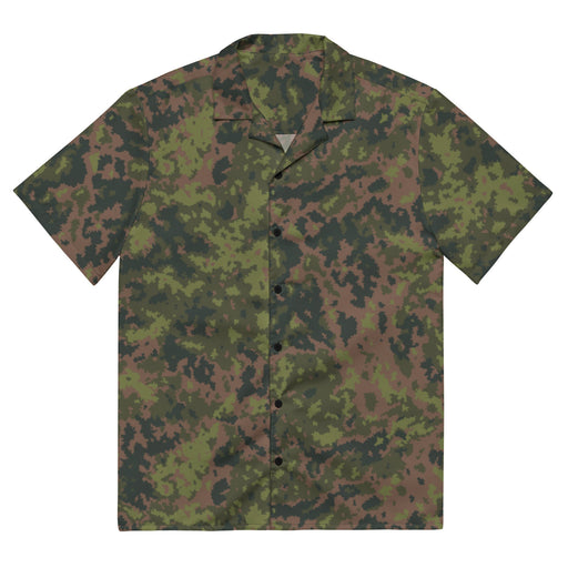 Northern Woodland Finnish M05 Inspired CAMO Unisex Short-Sleeve Button Shirt - Button-Up