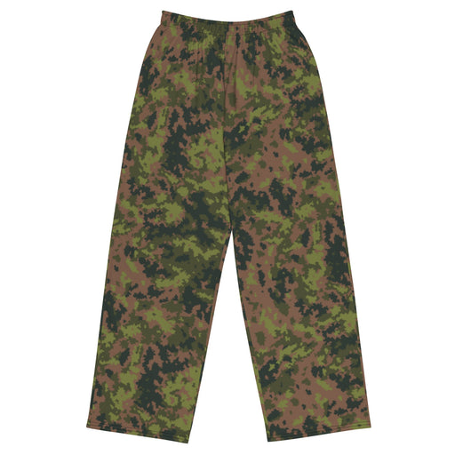 Northern Woodland Finnish M05 Inspired CAMO Unisex Wide-Leg Leisure Pants - 2XS - Pant