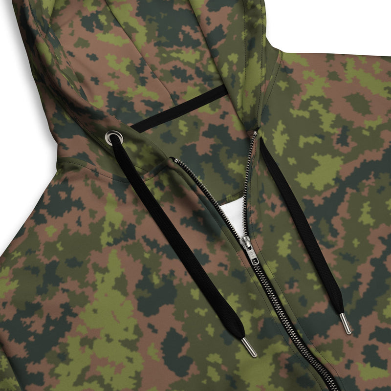 Northern Woodland Finnish M05 Inspired CAMO Unisex Zip Hoodie