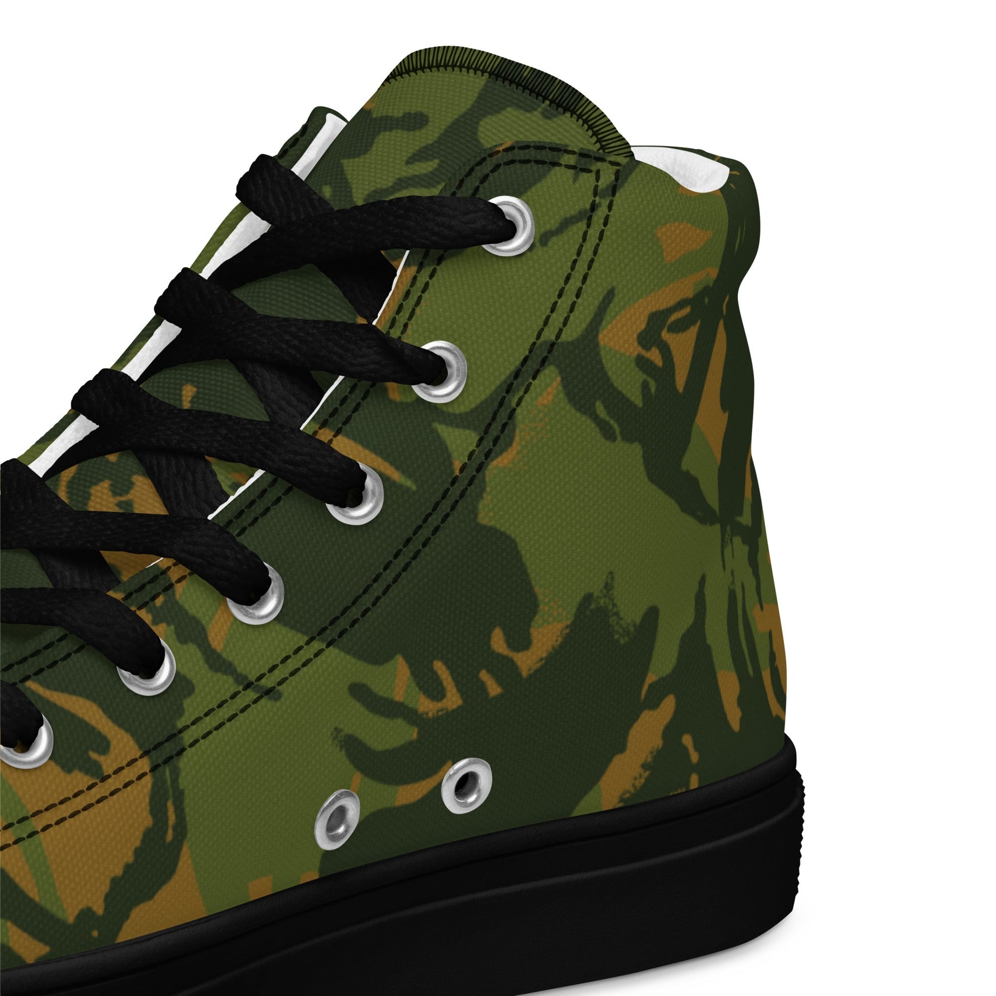 Norwegian DPM CAMO Mens high top canvas shoes - High Top Canvas Shoes